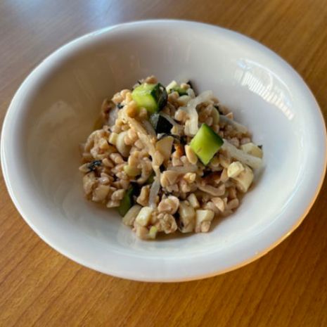 納豆,五目納豆,高野豆腐,給食,岐阜県,給食レシピ