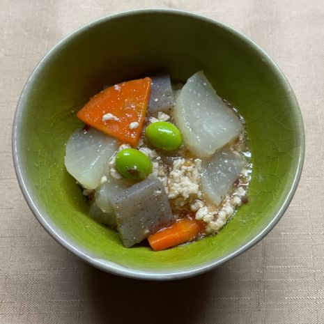 納豆,五目納豆,高野豆腐,給食,岐阜県,給食レシピ